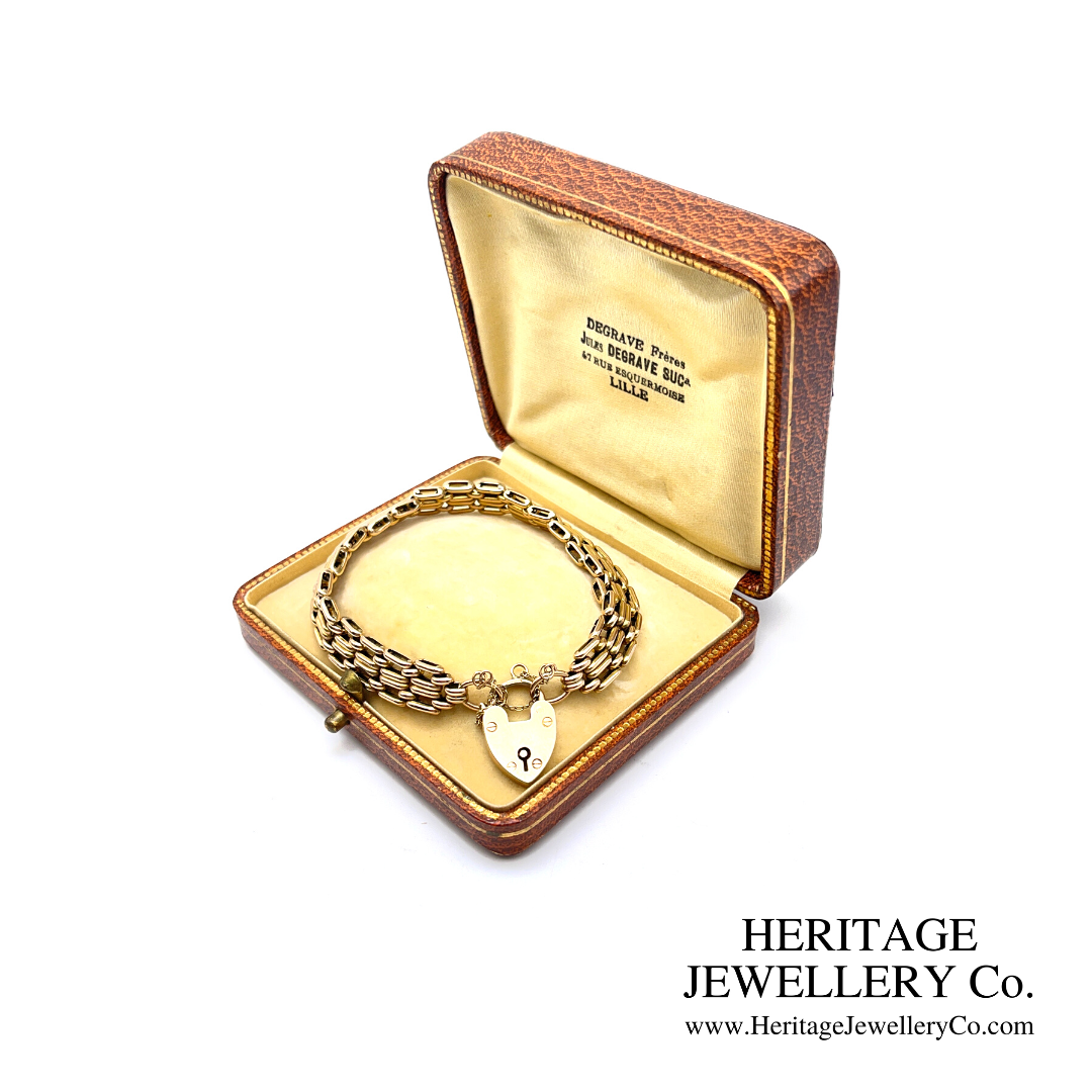 Vintage Gold Link Bracelet (9ct gold)