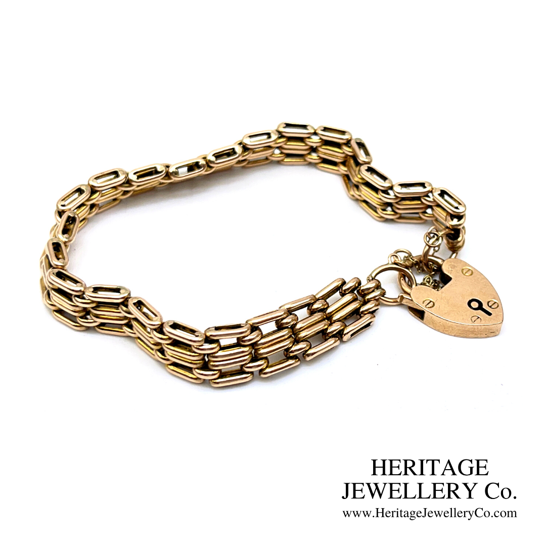 Vintage Gold Link Bracelet (9ct gold)