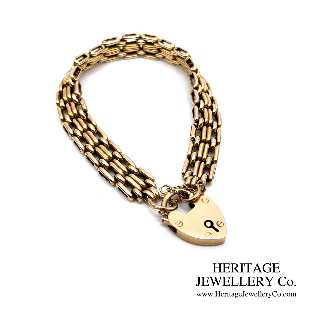 Vintage Gold Link Bracelet (9ct gold)