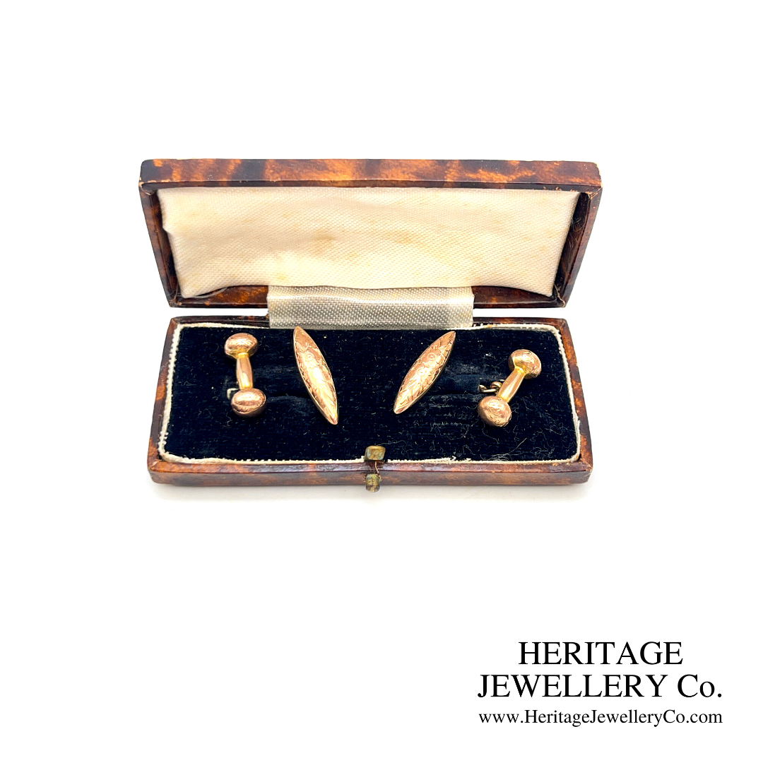 Antique Gold Cufflinks (9ct gold)