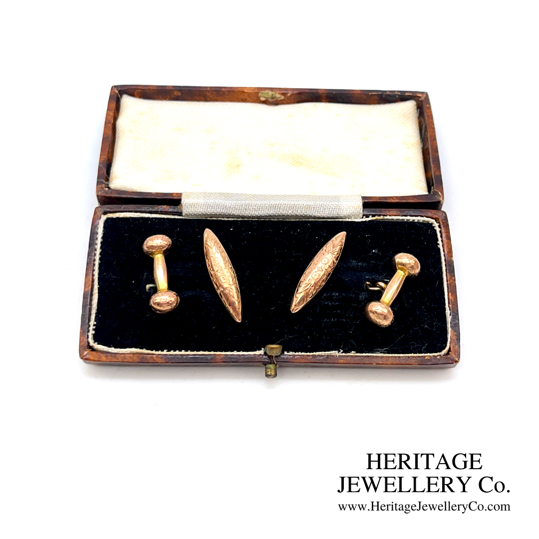 Antique Gold Cufflinks (9ct gold)