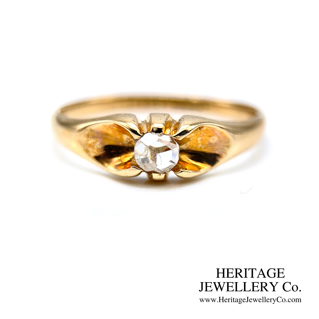 Antique Rose Diamond Ring (15ct gold)