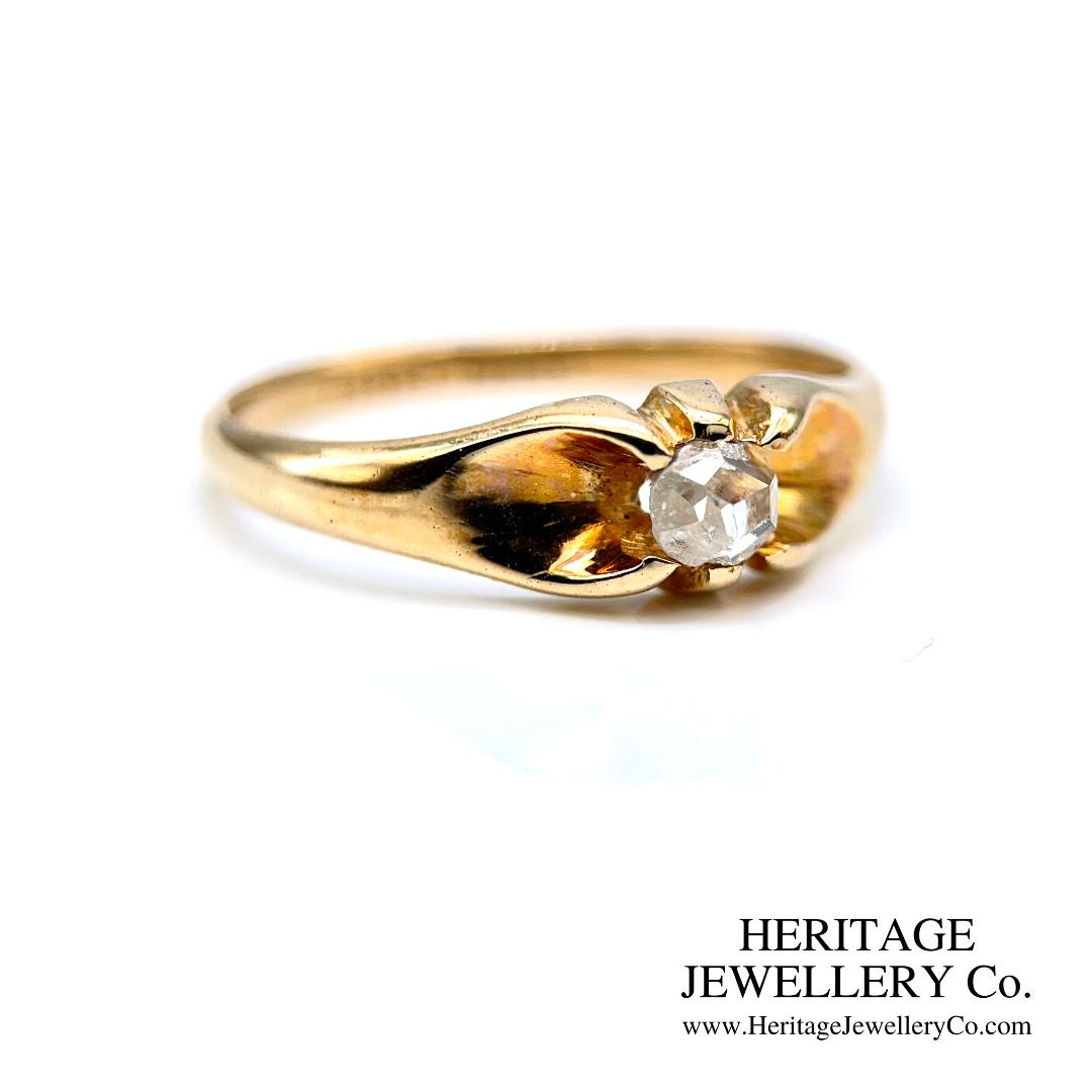 Antique Rose Diamond Ring (15ct gold)