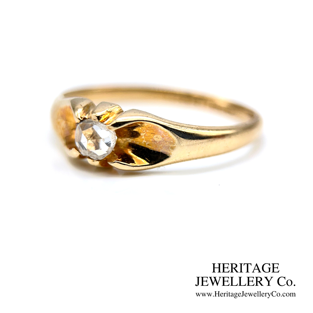 Antique Rose Diamond Ring (15ct gold)
