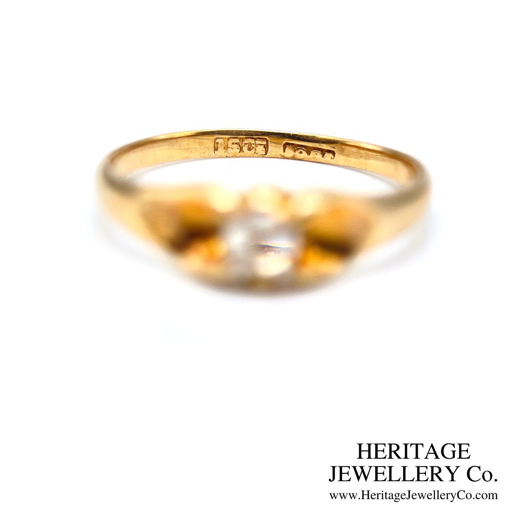 Antique Rose Diamond Ring (15ct gold)