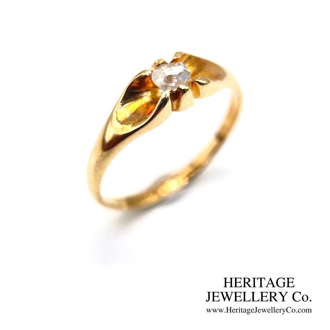 Antique Rose Diamond Ring (15ct gold)