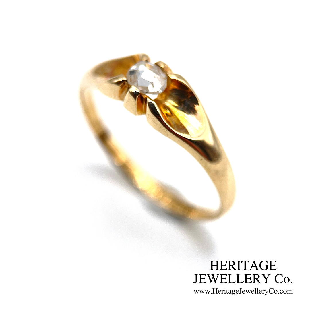 Antique Rose Diamond Ring (15ct gold)