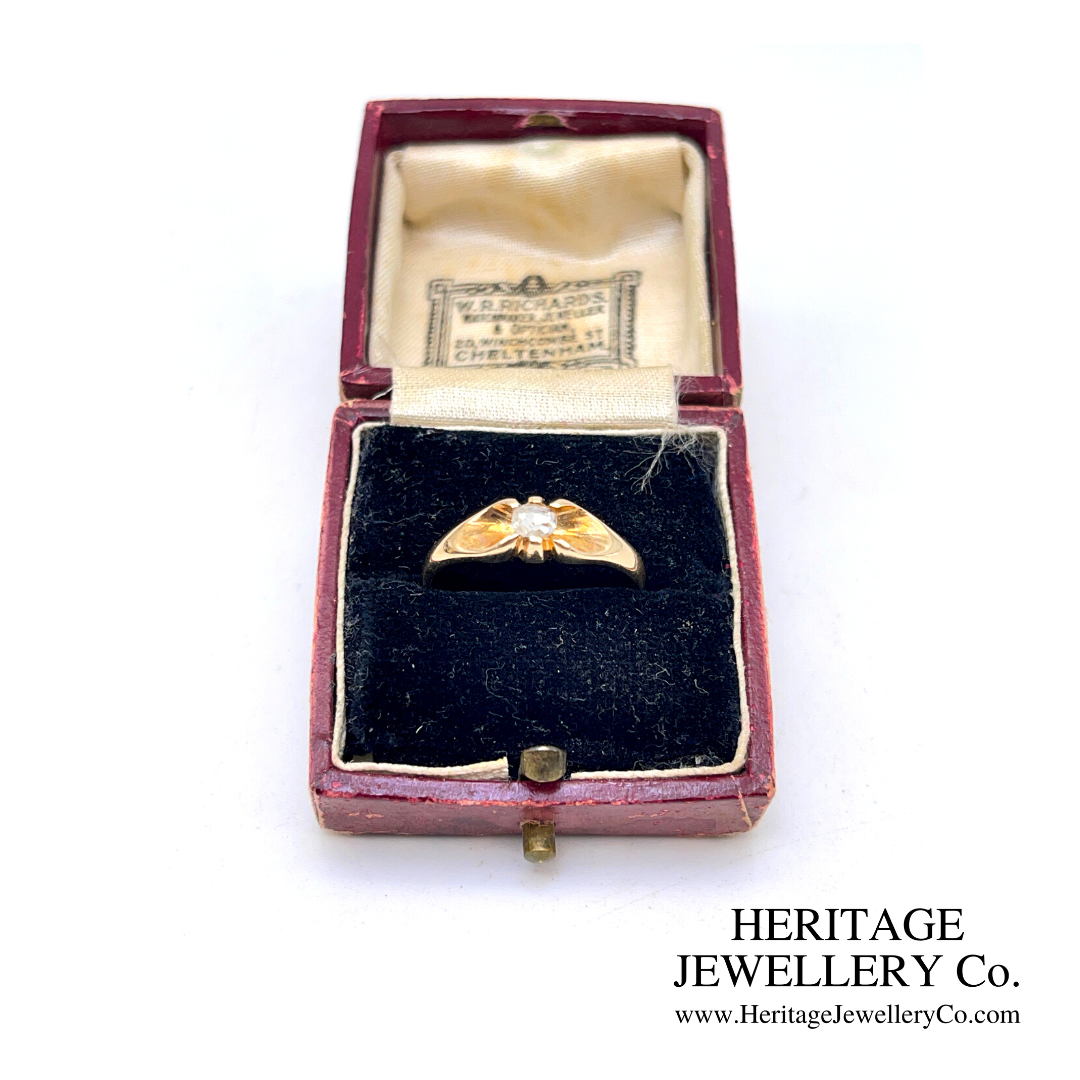 Antique Rose Diamond Ring (15ct gold)