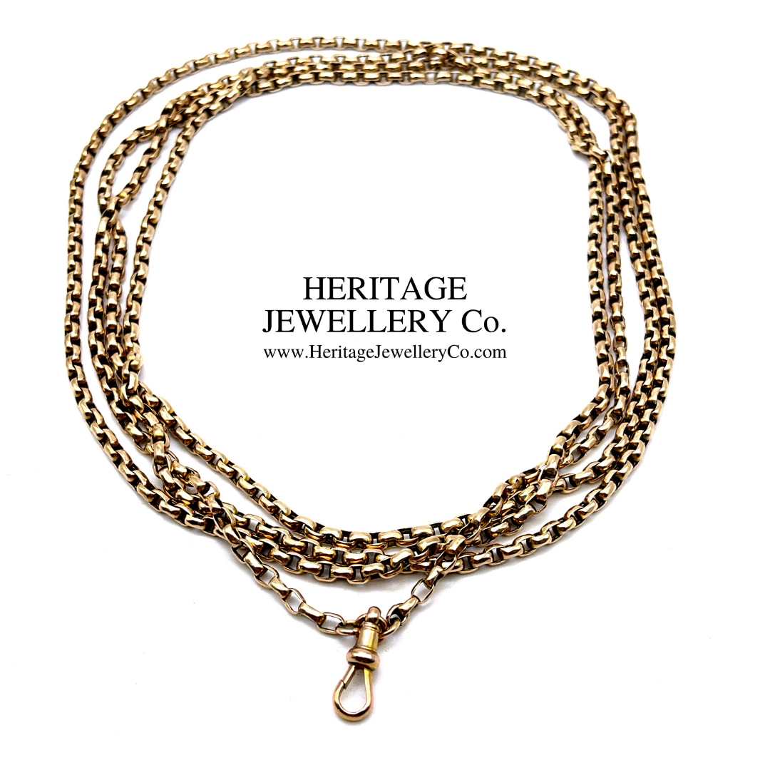 Antique Gold Long-Guard Chain