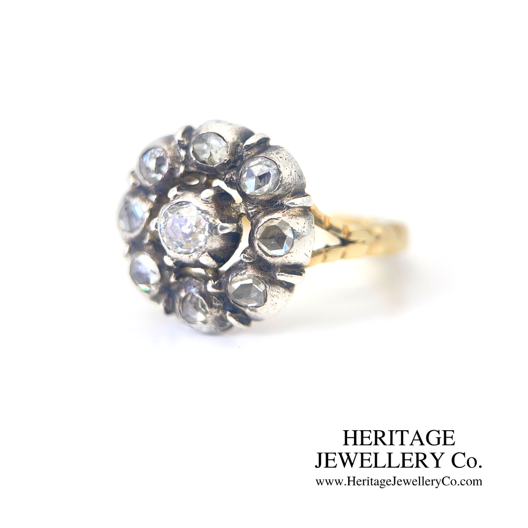 Antique Diamond Cluster Ring