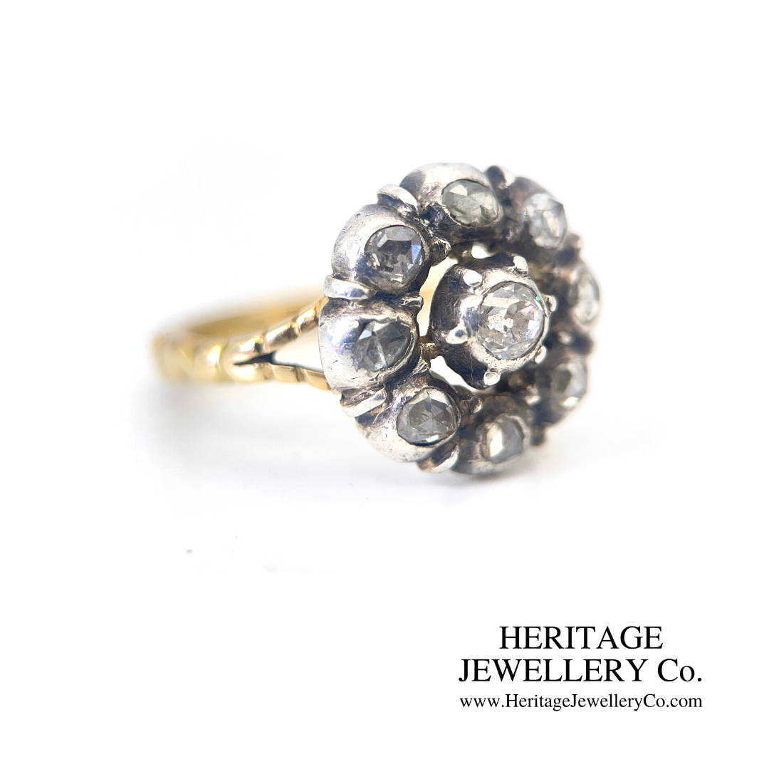Antique Diamond Cluster Ring