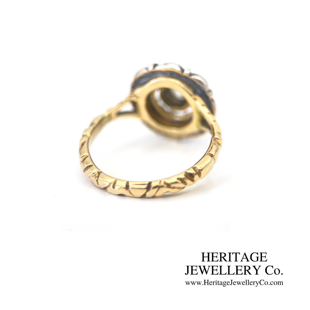 Antique Diamond Cluster Ring