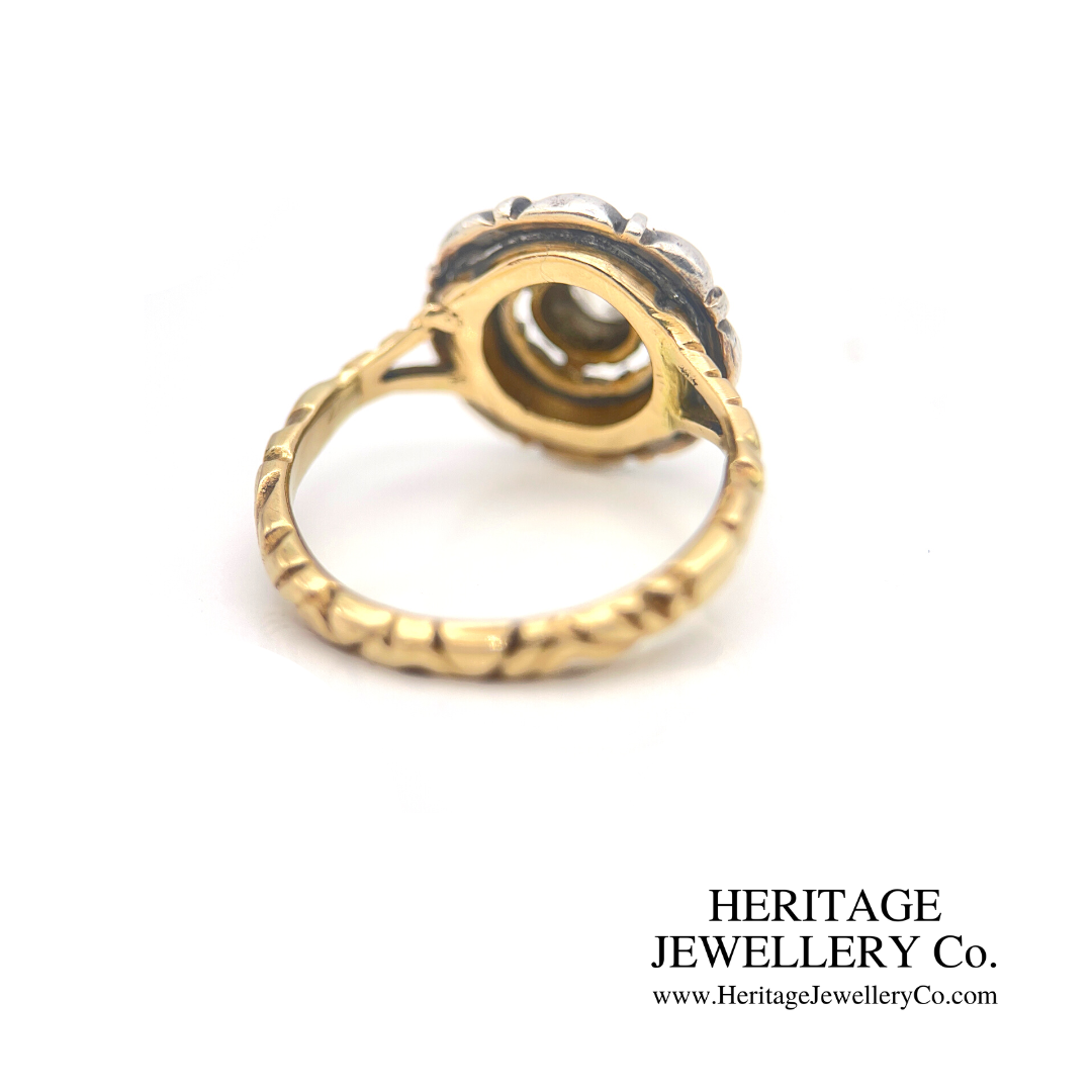 Antique Diamond Cluster Ring