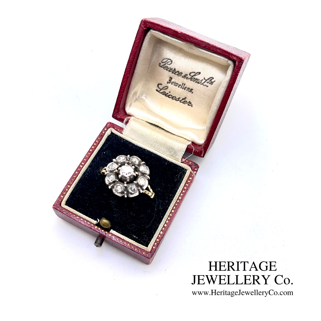 Antique Diamond Cluster Ring