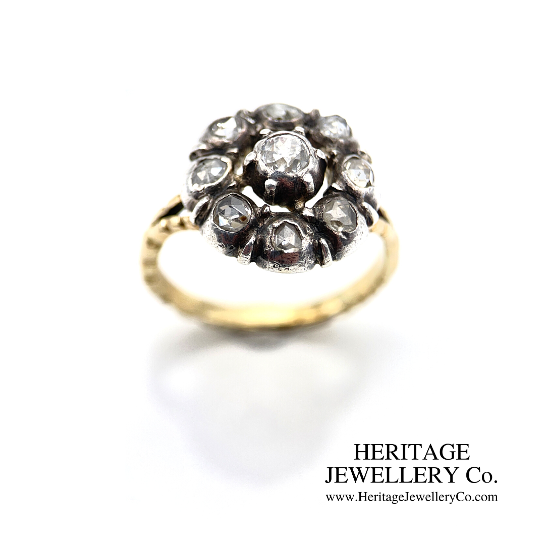 Antique Diamond Cluster Ring