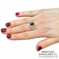 Vintage Sapphire and Diamond Cluster Ring
