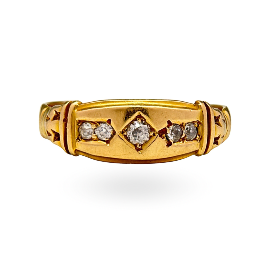 Antique Diamond Gypsy Ring