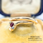 Antique 18K Gold Snake Ring