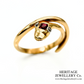 Antique 18K Gold Snake Ring