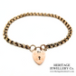 Antique Rose Gold Fancy Link Bracelet
