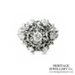 French Diamond Cluster Ring (Platinum)