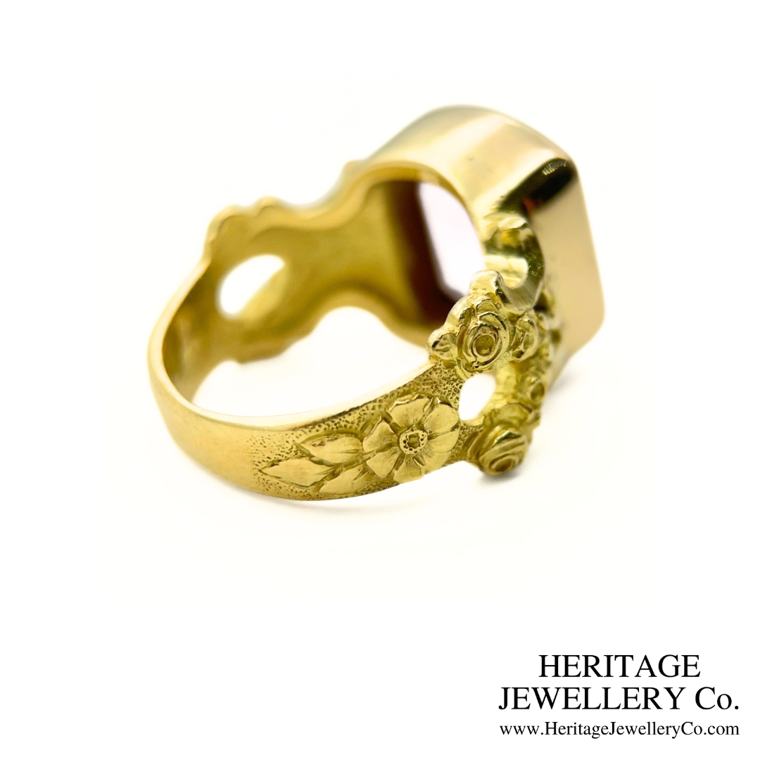 Art Nouveau Amethyst Ring (Spanish)