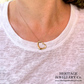 Tiffany & Co. Open Heart Pendant and Chain by Elsa Peretti (22mm)