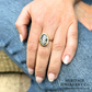 Victorian Gold Enamel Cherub Ring