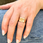 Antique French Shield Signet Ring
