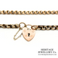 Antique Rose Gold Fancy Link Bracelet