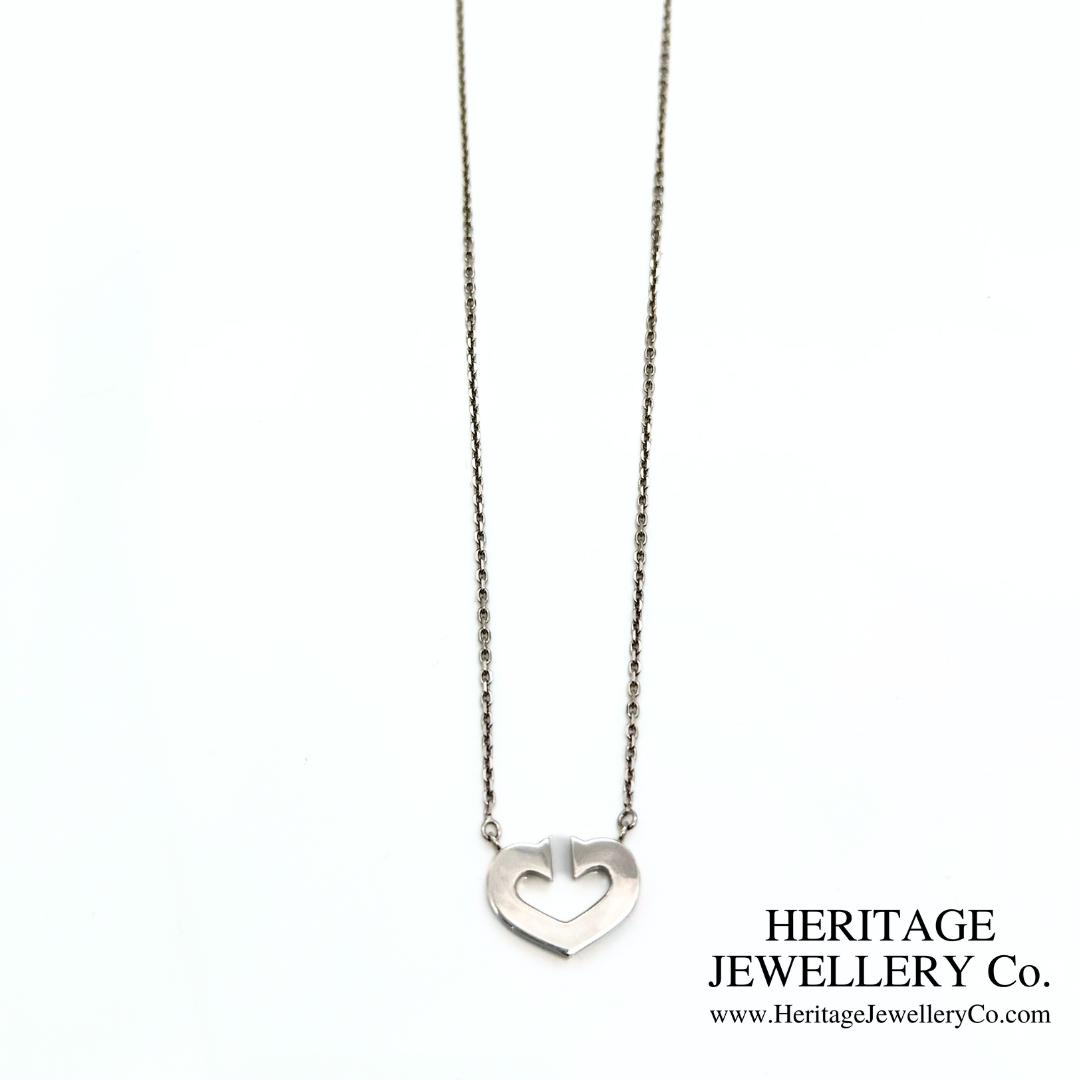 Vintage 18K 'C de Cartier' Pendant Necklace by Cartier