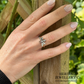 Georgian Diamond Butterfly Ring