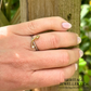 Platinum and Gold Diamond Arrow Ring