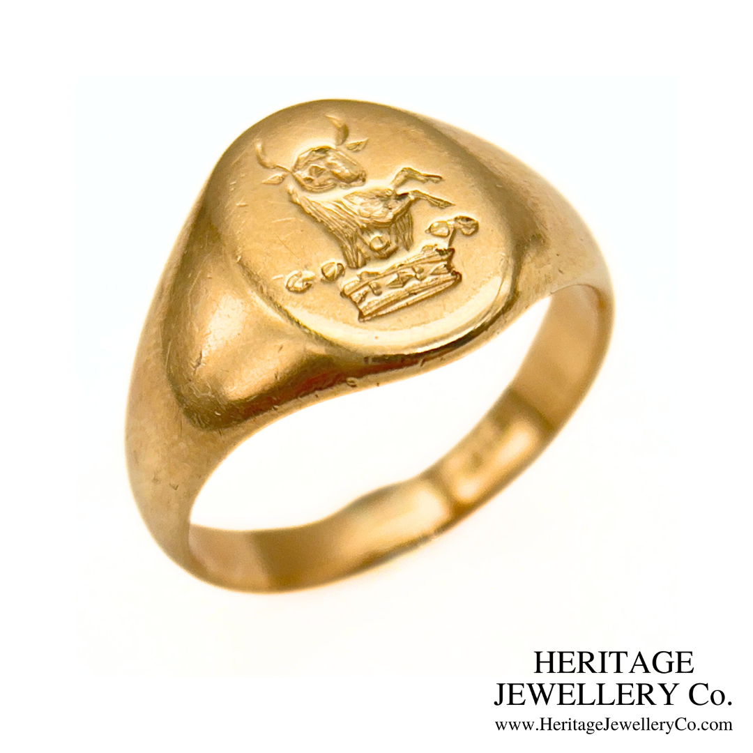 Vintage Gold Signet Ring (c.1930)