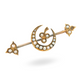 Antique Pearl Bar Brooch