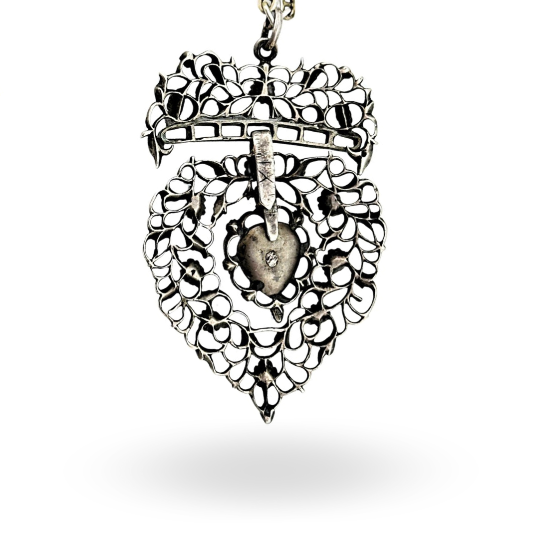 Antique Rose Diamond Pendant