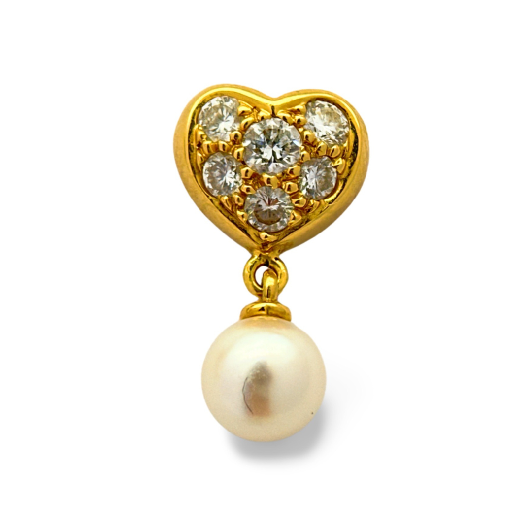 Tiffany & Co. Diamond and Pearl Earrings