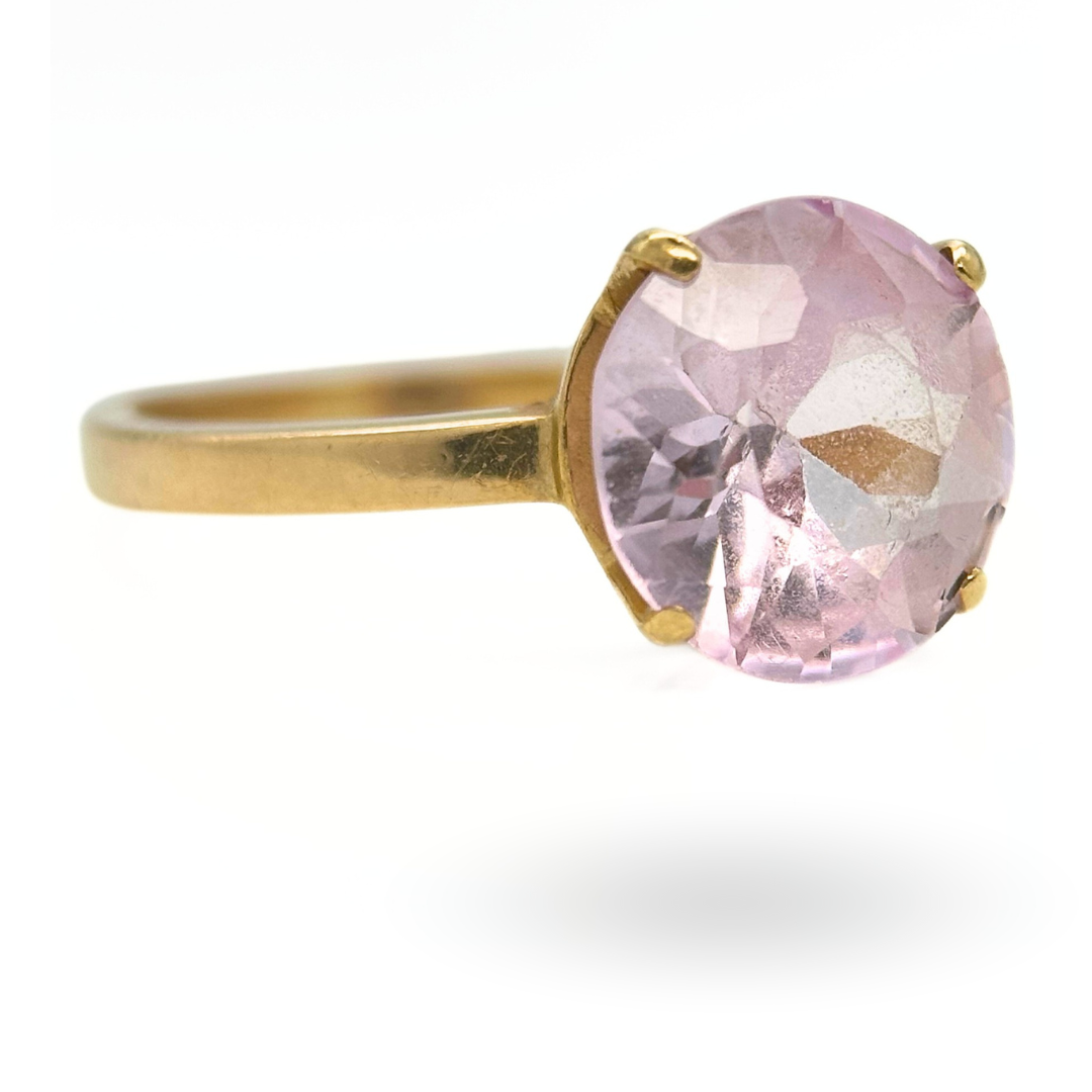 Vintage Morganite Single Stone Ring