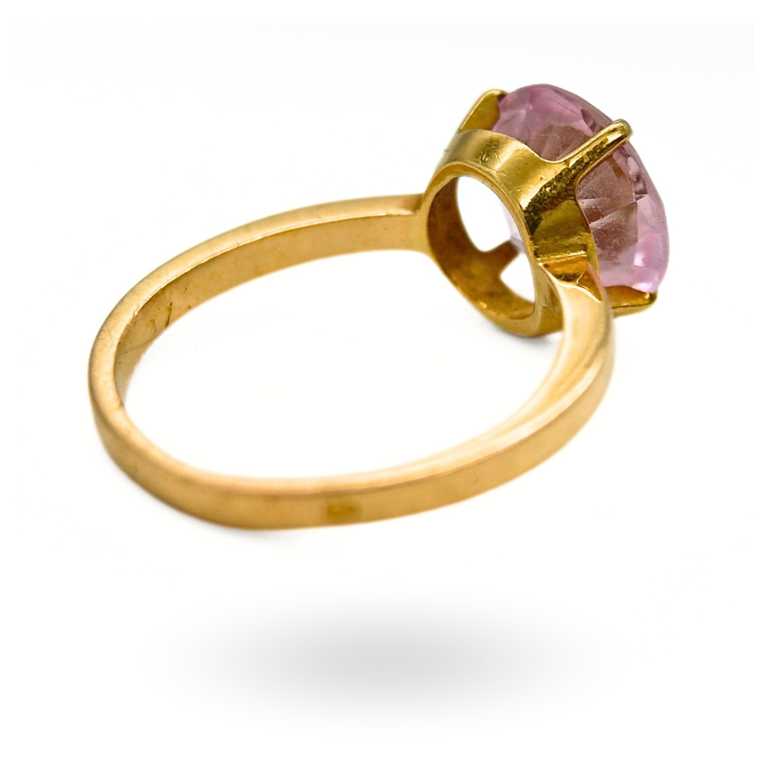 Vintage Morganite Single Stone Ring