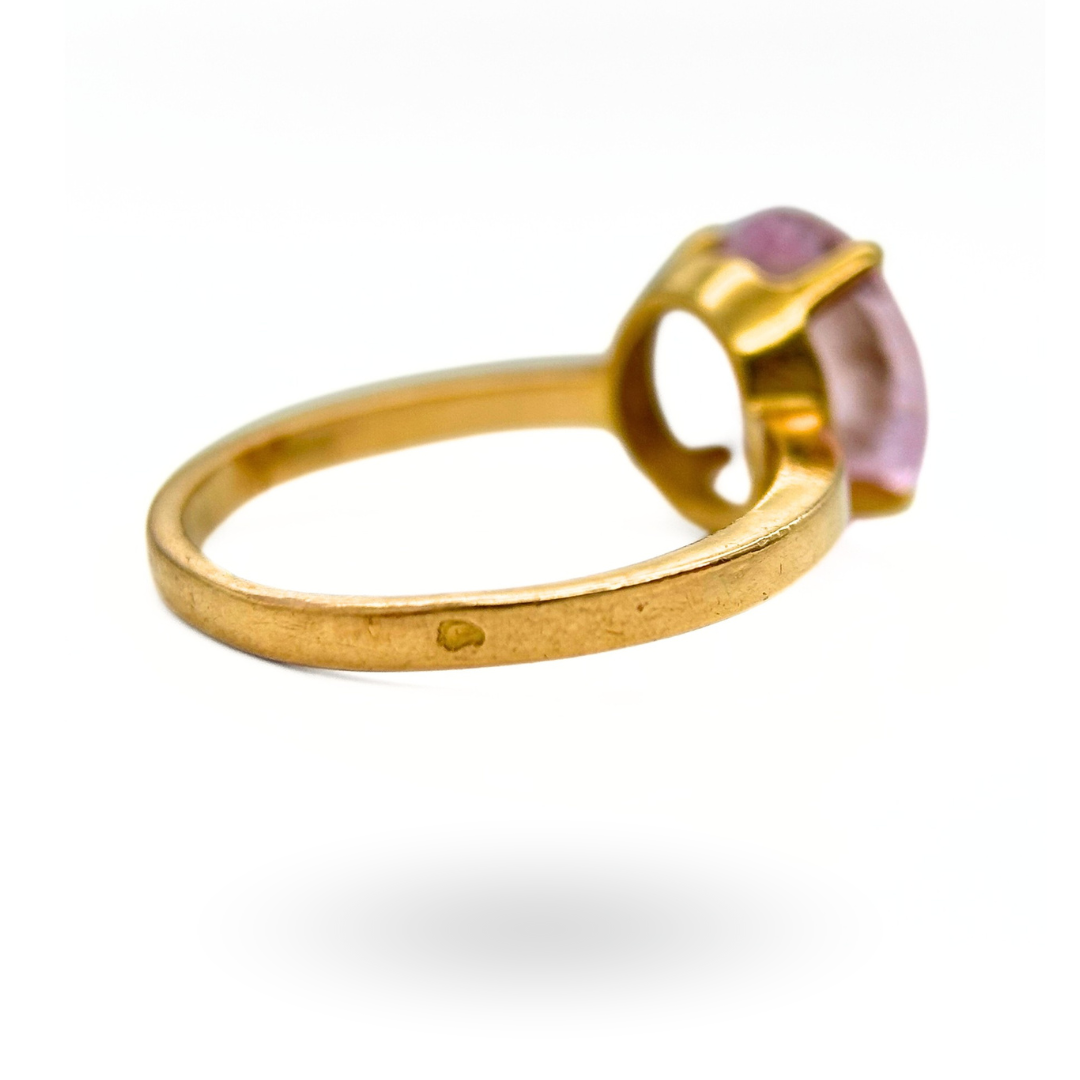 Vintage Morganite Single Stone Ring