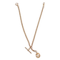 Antique Gold Albert Chain with Masonic Charm
