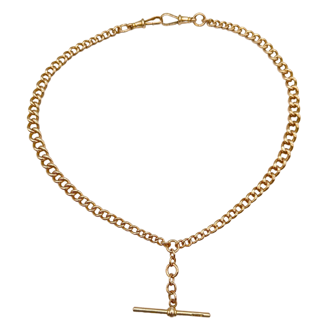 Antique Gold Albert Chain