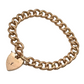 Antique Gold Curb Bracelet