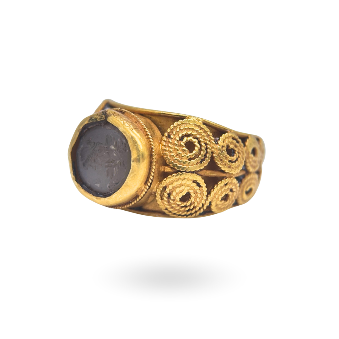 Antique Intaglio Signet Ring