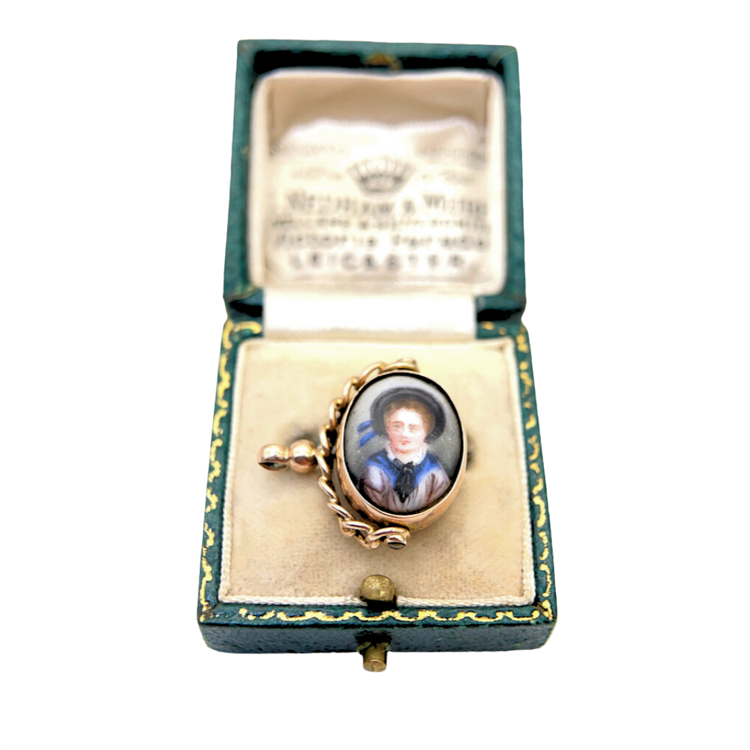 Antique Miniature Spinner Fob