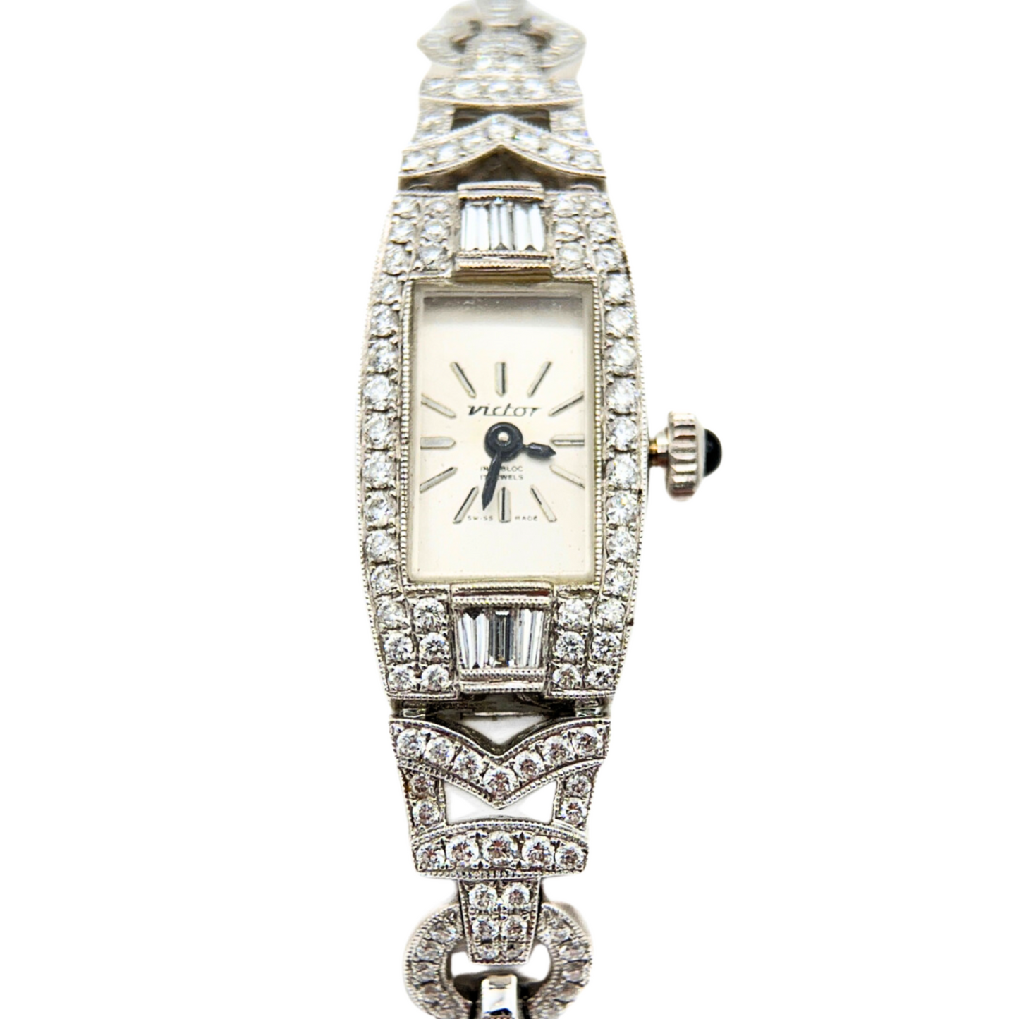 Vintage 18K Diamond Cocktail Watch