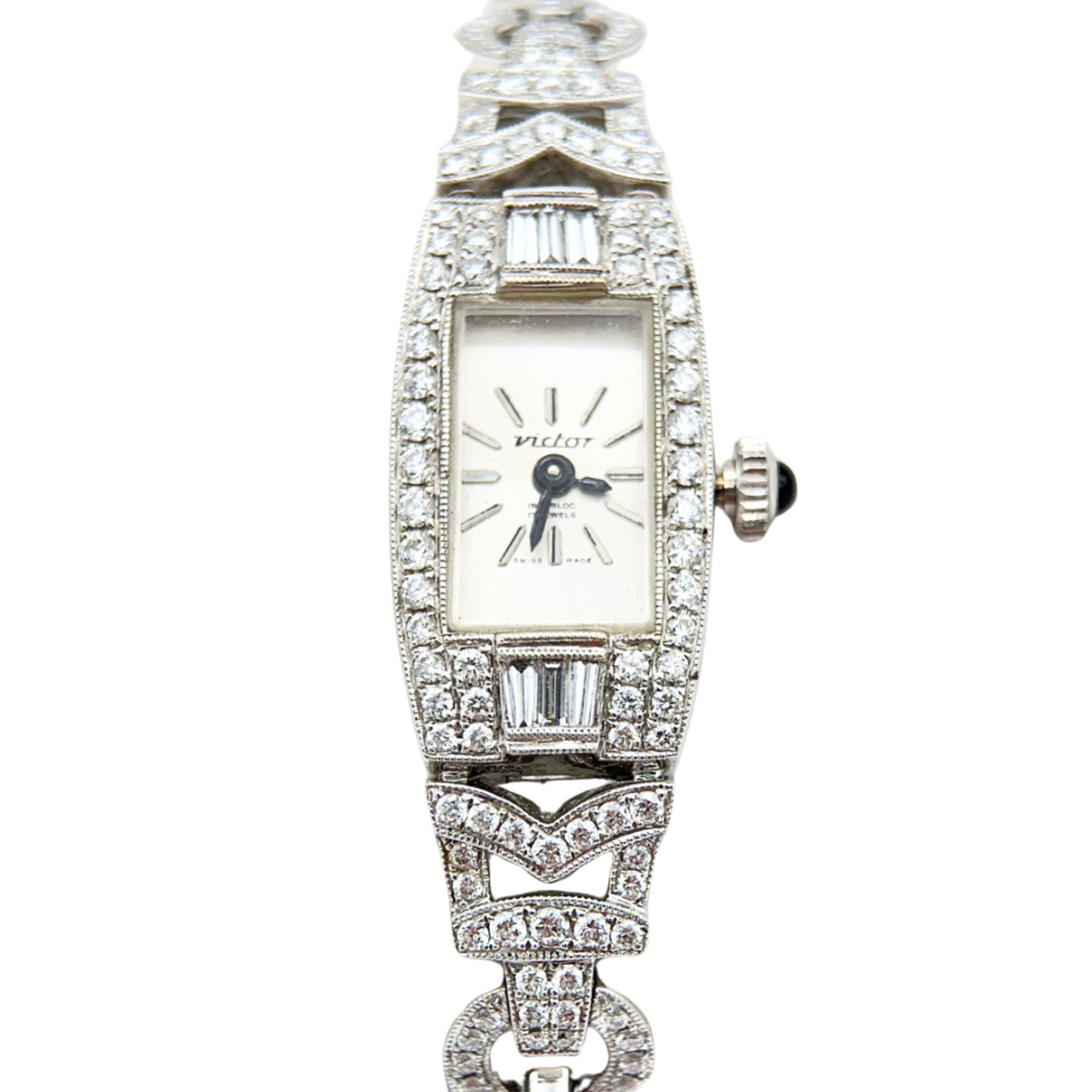 Vintage 18K Diamond Cocktail Watch