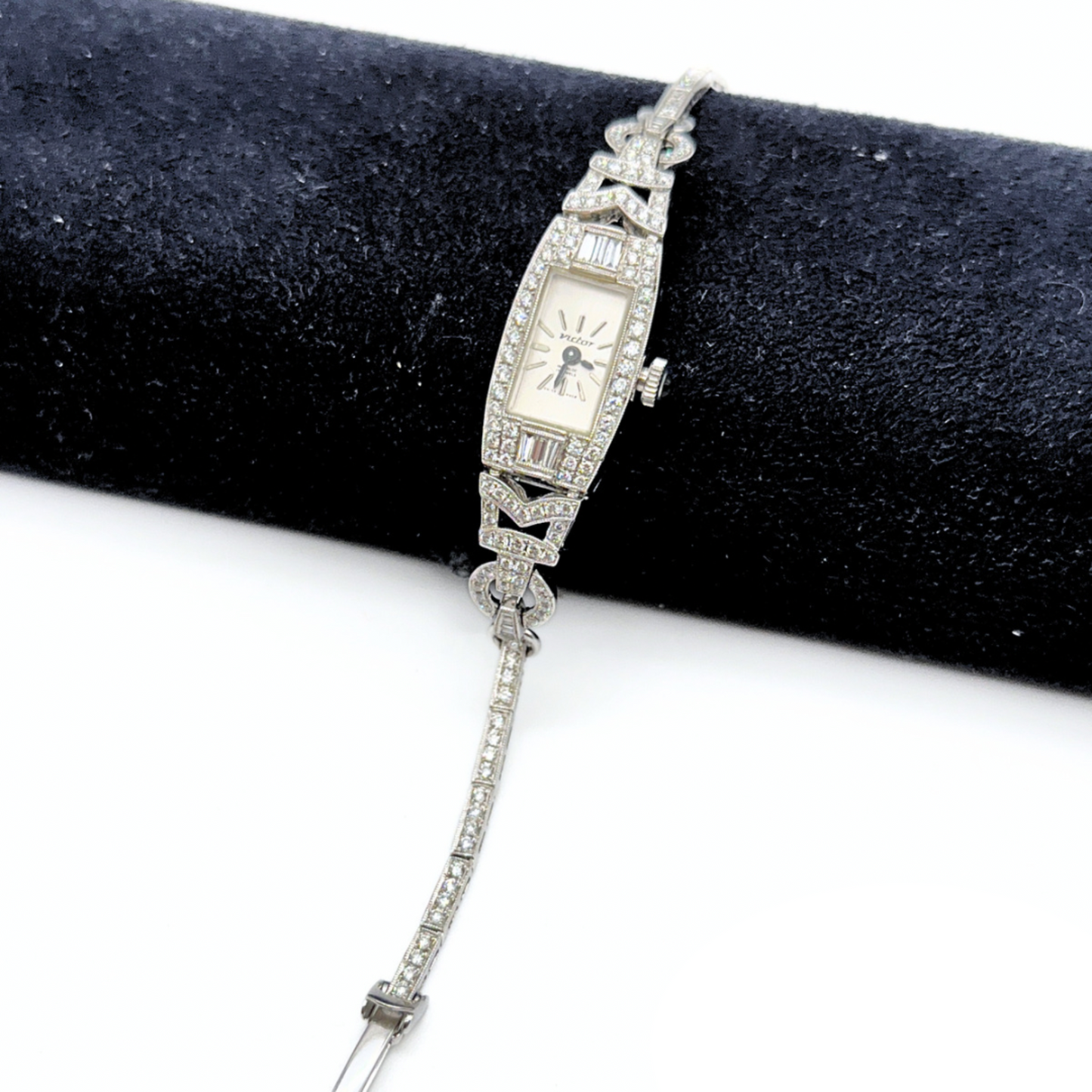 Vintage 18K Diamond Cocktail Watch