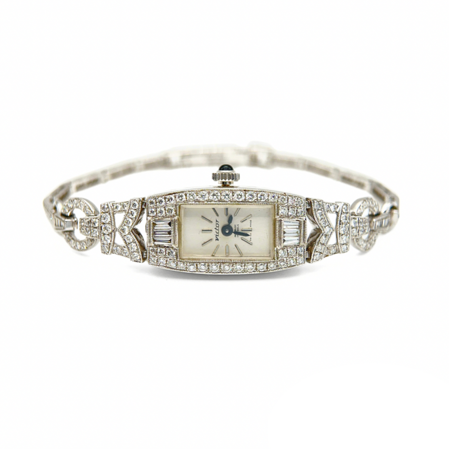 Vintage 18K Diamond Cocktail Watch