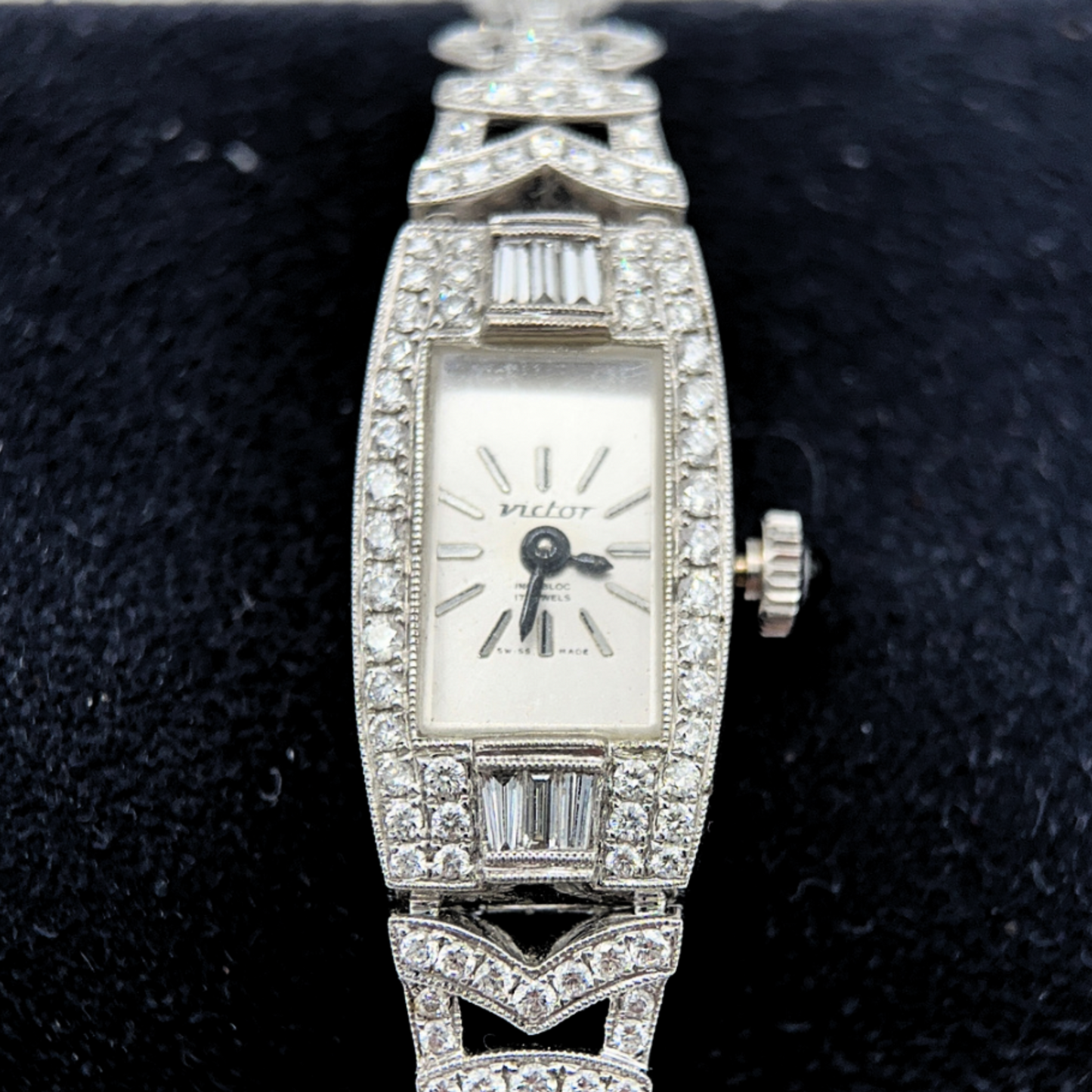 Vintage 18K Diamond Cocktail Watch